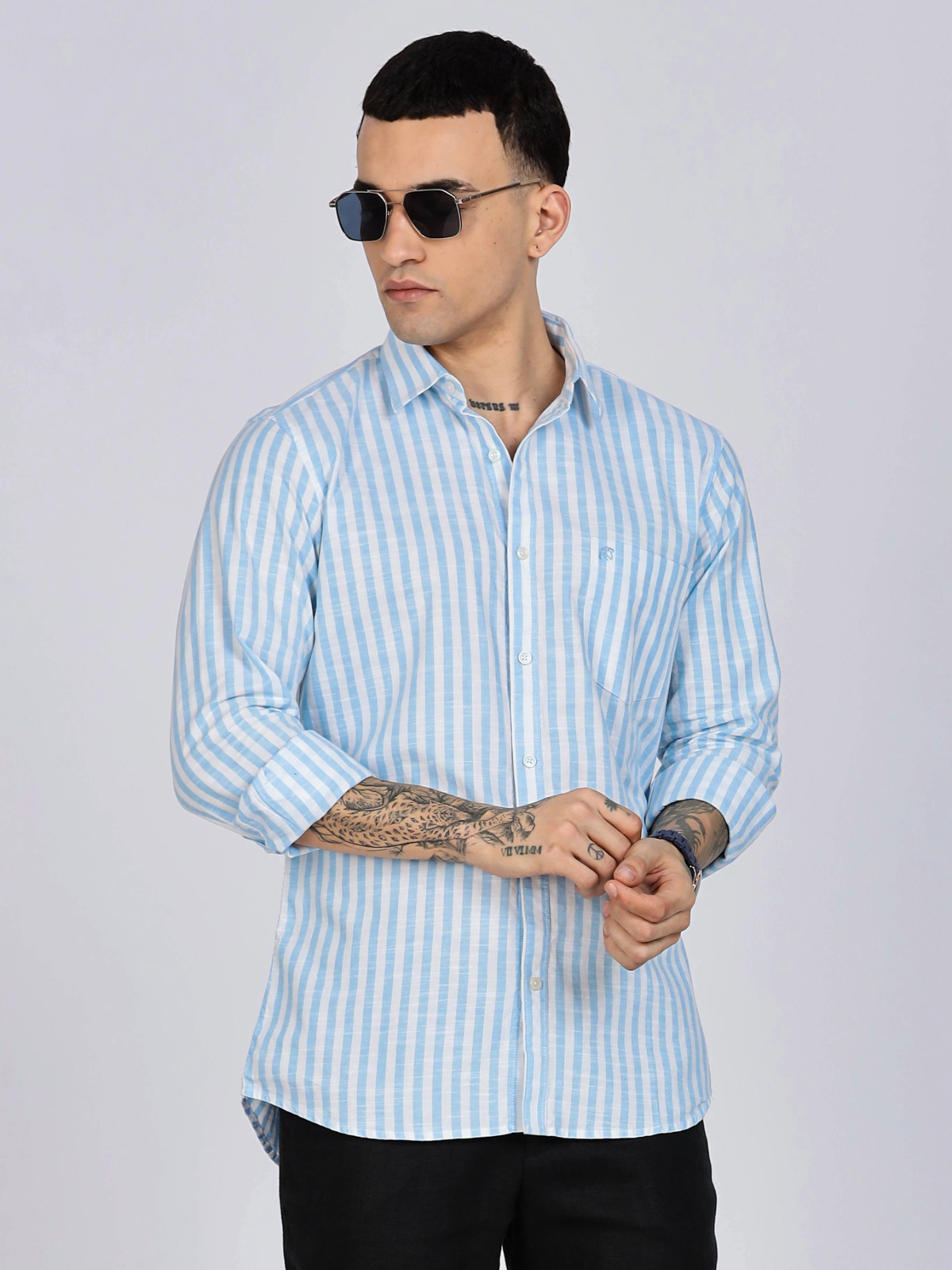 PRESTIGE Lining Cotton Shirt