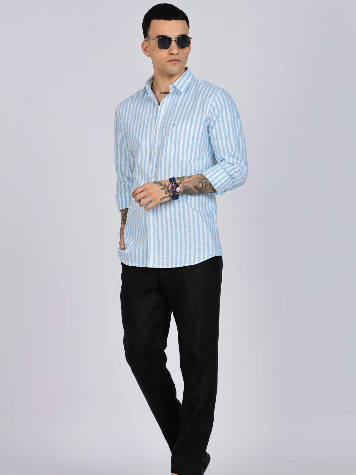 PRESTIGE Lining Cotton Shirt